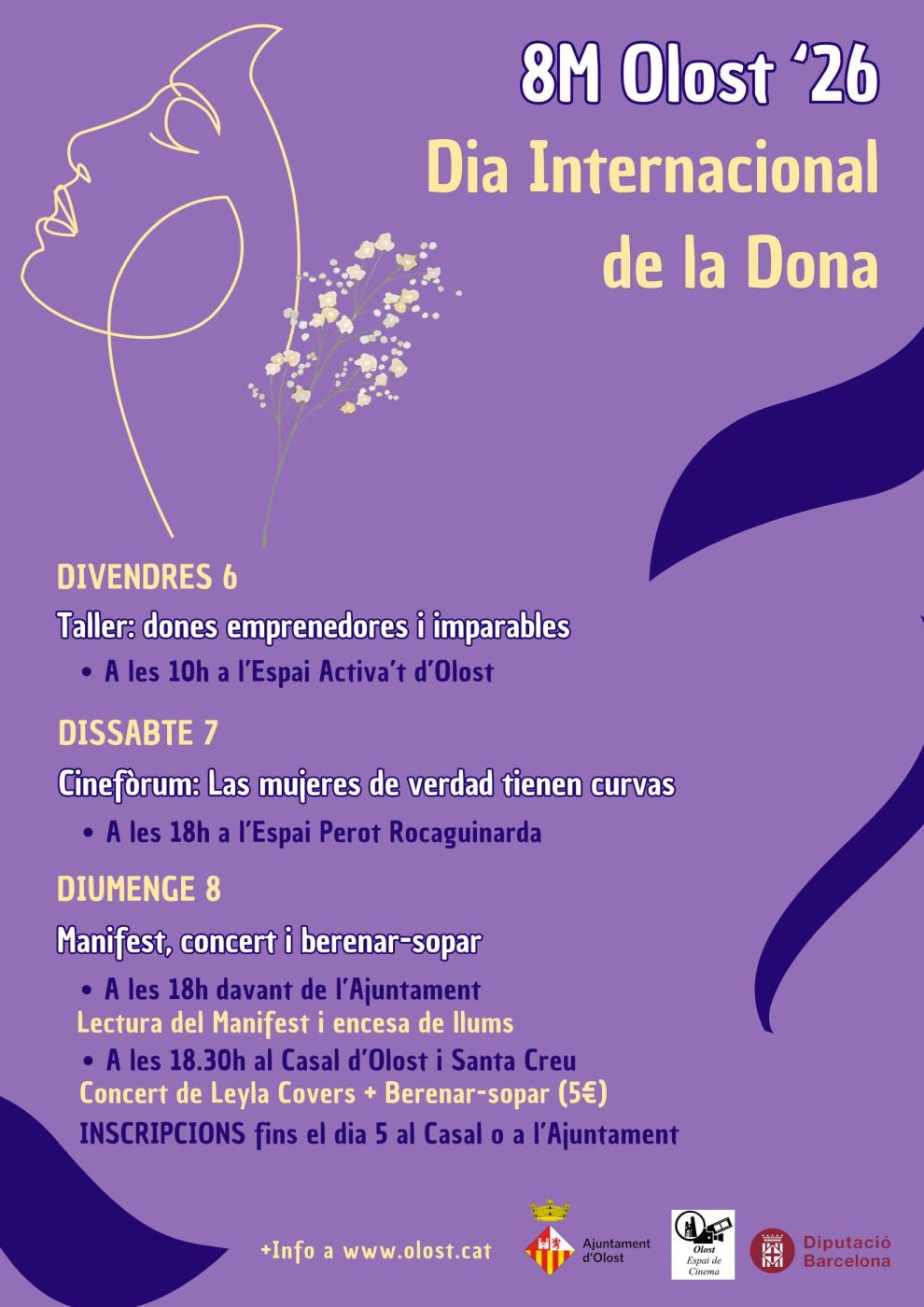 Olost s'omple d'activitats en motiu del Dia Internacional de la Dona